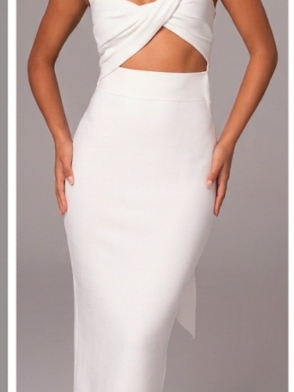 NWT JLUXLABEL Ivory Coastland Linen Skirt (M)